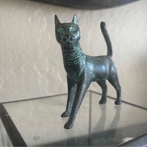 Vintage rare Franklin mint cat figurine